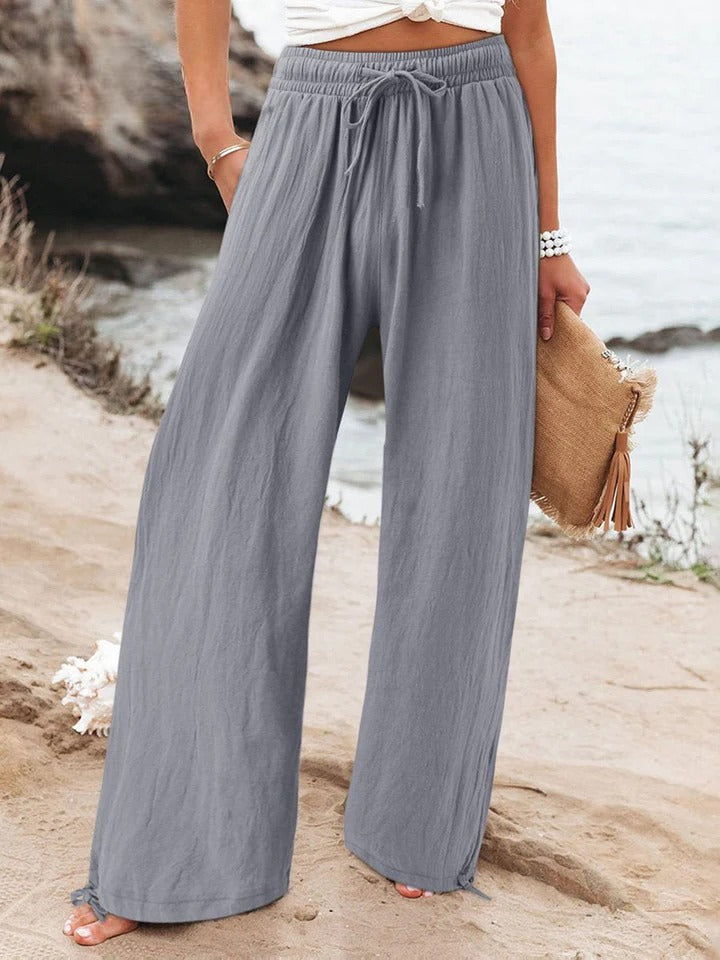 Olwen - Comfortable Loose Wide Leg Pants - Ferlora