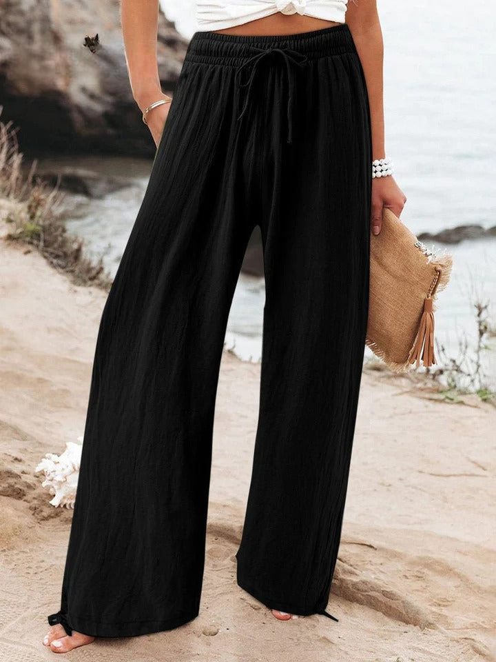 Olwen - Comfortable Loose Wide Leg Pants - Ferlora
