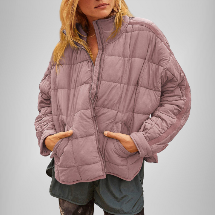 Ferlora™ | Lightweight Compact Zip Puffer Jacket