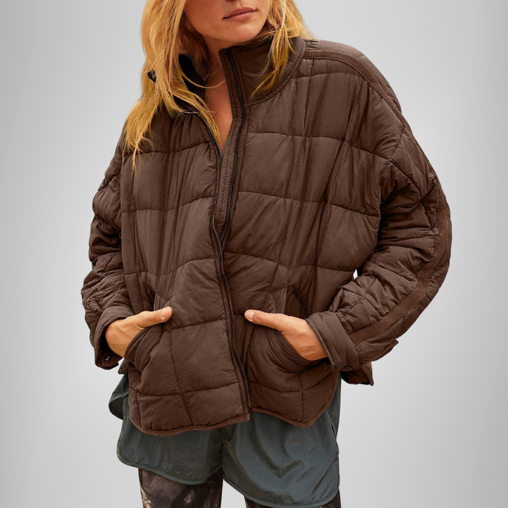 Ferlora™ | Lightweight Compact Zip Puffer Jacket