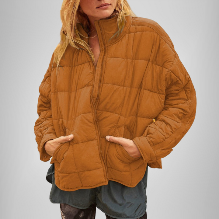 Ferlora™ | Lightweight Compact Zip Puffer Jacket