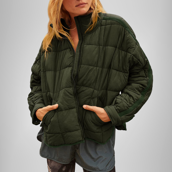Ferlora™ | Lightweight Compact Zip Puffer Jacket