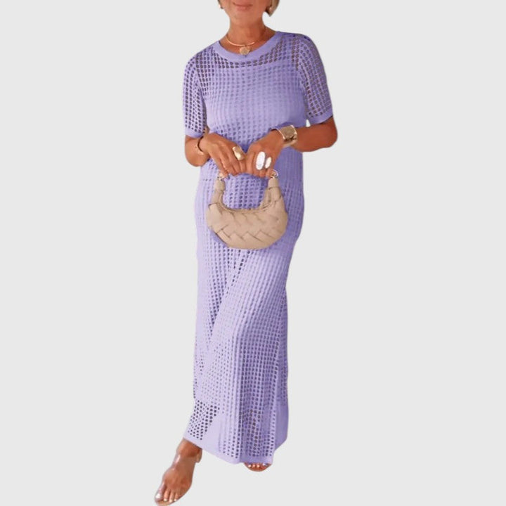 Ferlora™ | Cut-Out Layered Maxi Dress for Effortless Summer Style