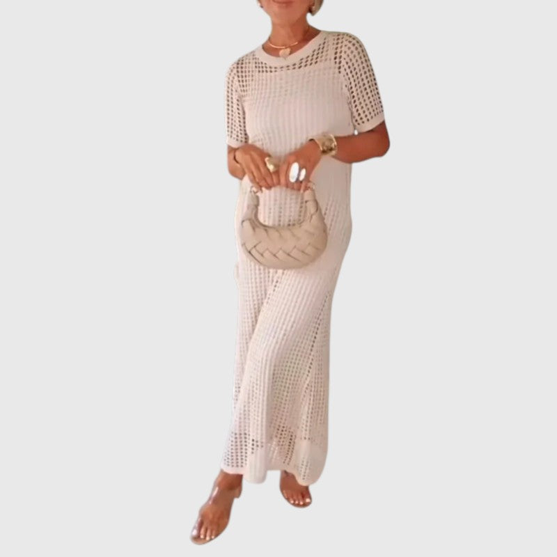 Ferlora™ | Cut-Out Layered Maxi Dress for Effortless Summer Style