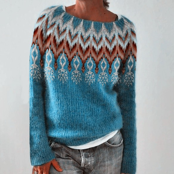 Ferlora™ | Retro Sweater for Timeless Everyday Charm